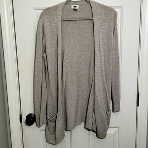 Old Navy Light Gray Cardigan